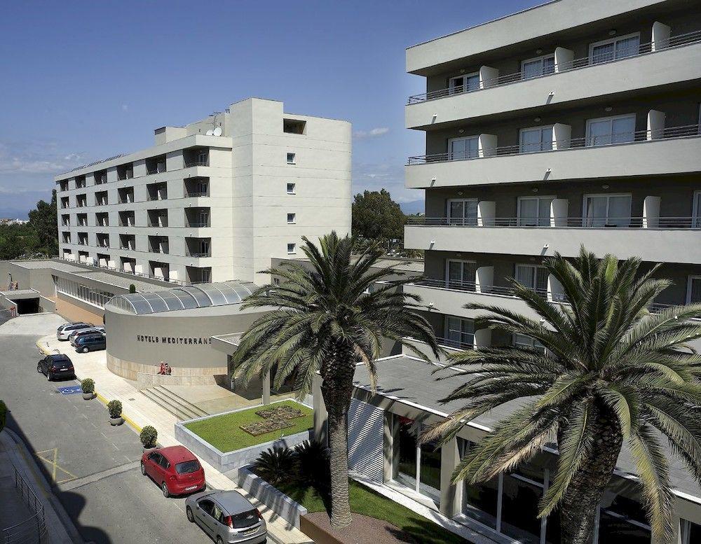 Hotel Spa Mediterraneo Park Roses Bagian luar foto